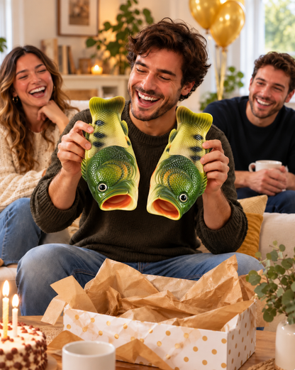 Fish Slippers That Make Everyone Laugh